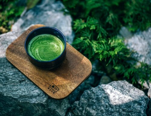 Té verde como complemento del Sushi